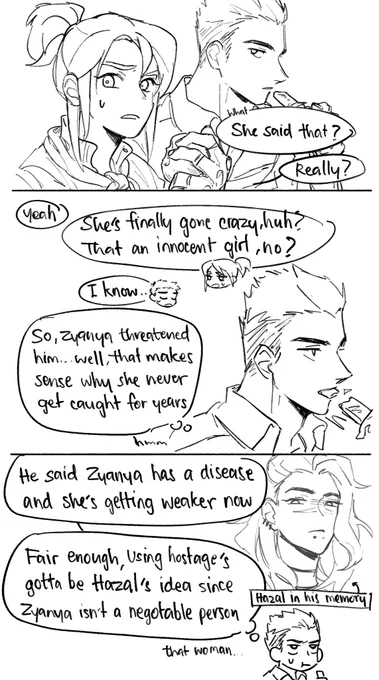 (Sketch) "He's fucking annoying that what I know…"

Gekko knew Chamber's their enemy. But since Yoru's working with him and Jett said he's good, his friends will never work or involve with a bad guy. So, Gekko chose to trust his friends and tell the secrets to them. 