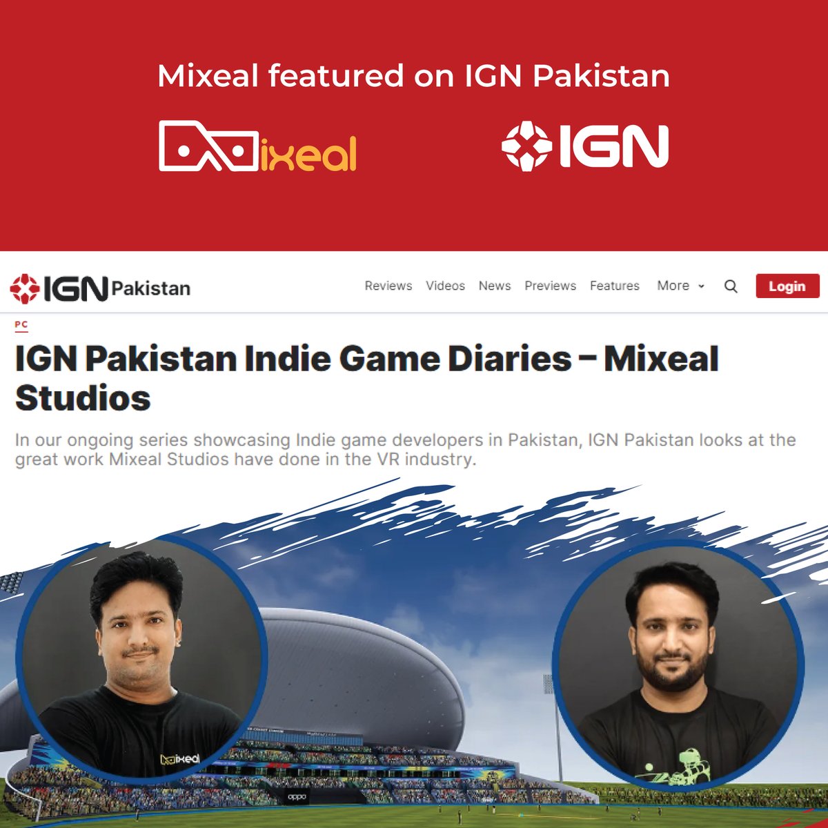 MixealVR's tweet photo. We’re incredibly proud to be featured on IGN Pakistan. This is a moment of pride for all those who have been a part of our journey. Thanks, @IGNPakistan, for recognizing our dedication to creating immersive experiences in VR! 🙌

Read the article here: https://t.co/7Ef9ndjwbp https://t.co/hWtjjNSNkH