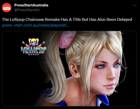 Lollipop Chainsaw' Remake 'Lollipop Chainsaw RePOP' Delayed to