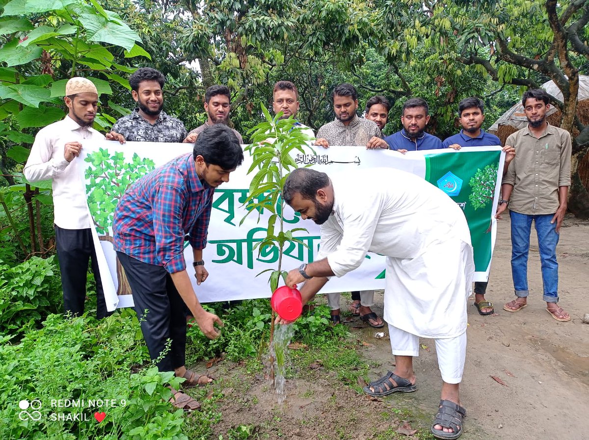একটি হলেও বৃক্ষ রোপণ করবো জনে জনে সবুজ দেশের সুস্থ বাতাস লাগুক সবার প্রানে