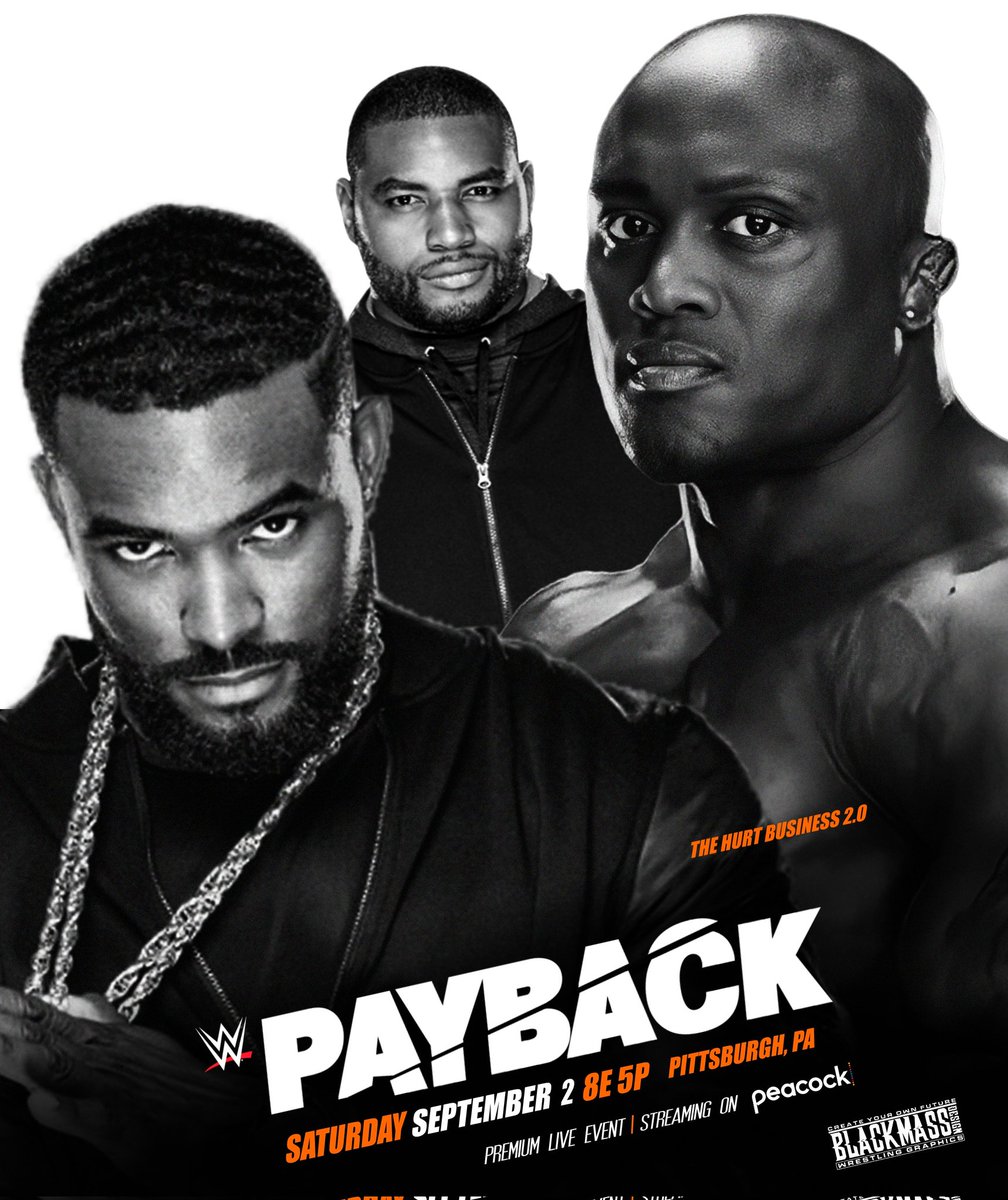 New poster for #WWEPayback !
@fightbobby @MontezFordWWE @AngeloDawkins 
#BobbyLashley #MontezFord #AngeloDawkins #StreetProfits #HurtBusiness #WWE #SmackDown