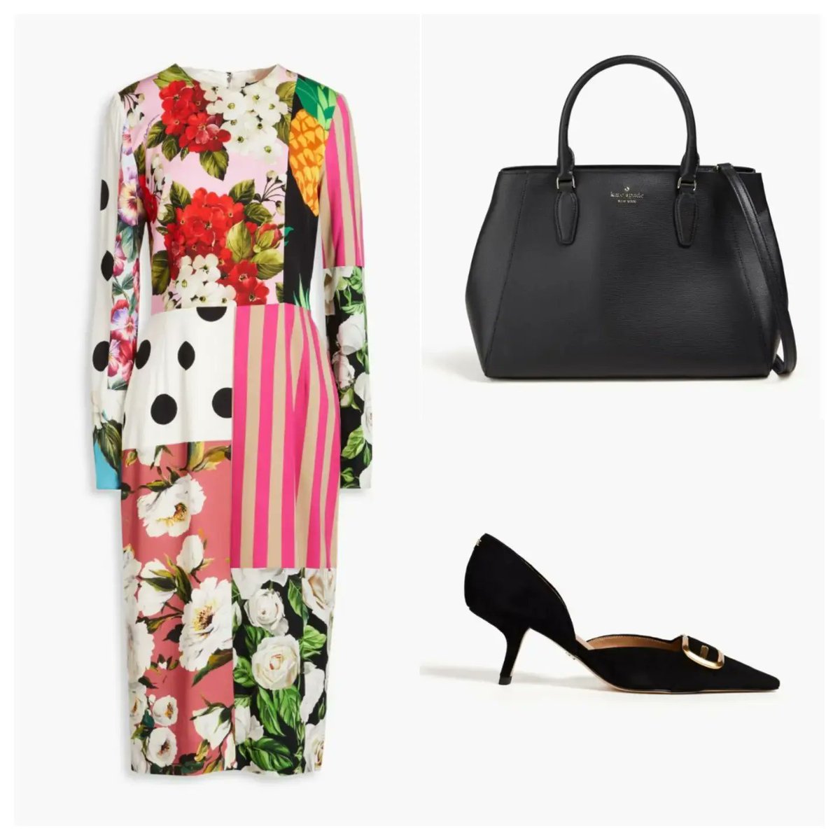 The_AineemStore's tweet image. A classy look
All items are on sales ❗❗❗

Dress by D&amp;amp;G - £922 
Bag by Kate Spade - £336
Shoe by Sam Edelman - £93 

#personalshopper