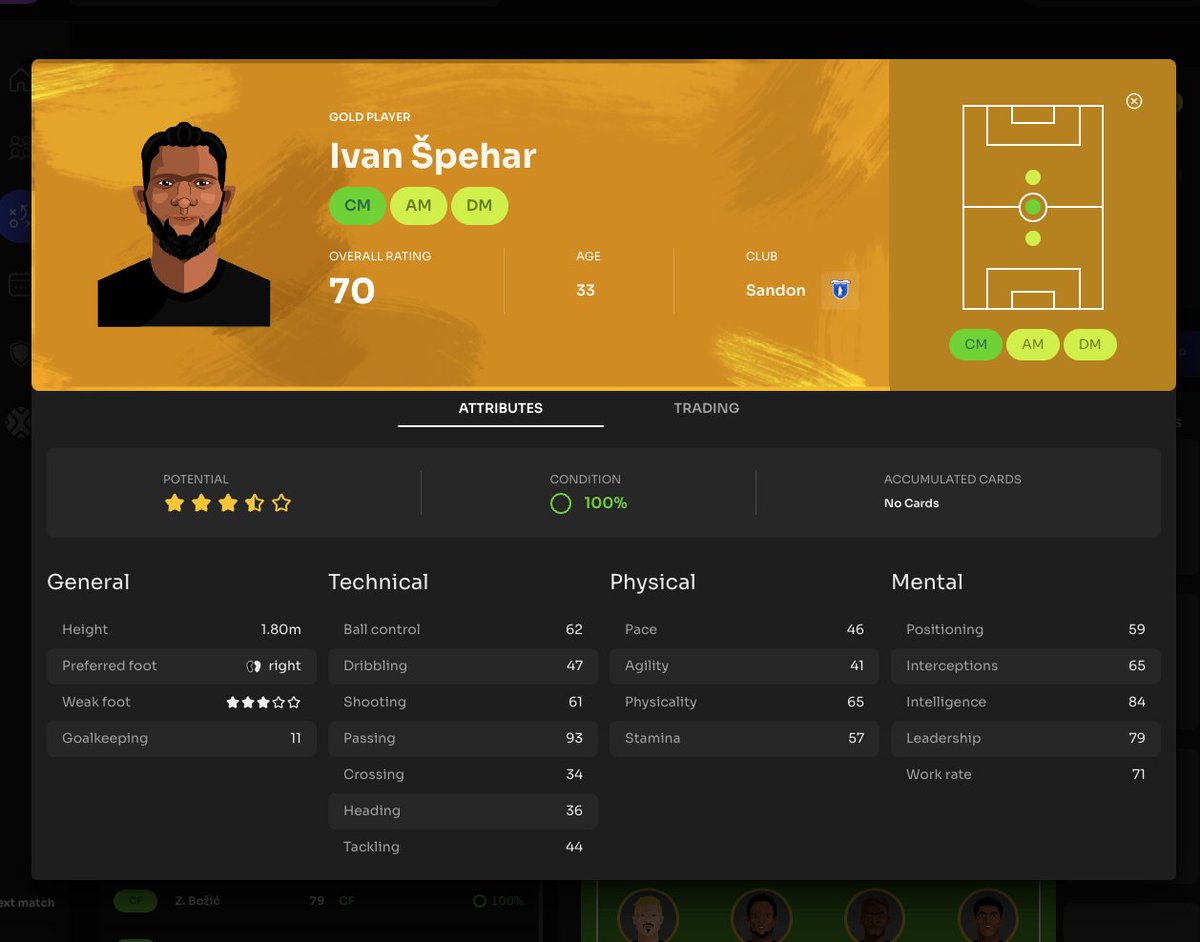 🔥Hot off the press🔥in a deadline-day deal, Ivan Spehar joins Sandon as the club looks to bolster its midfield ahead of a title challenge this season

Ivan caught the eye of the Sandon scouts for his playmaking ability and leadership potential. Do us proud Ivan! <a href="/Footium/">Footium</a>