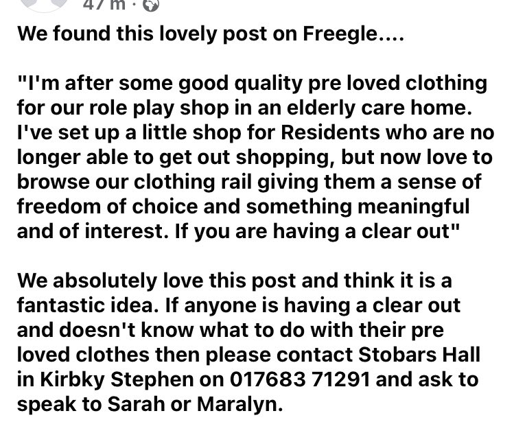 rattycastle's tweet photo. #Fridayfreebie #kirbystephen #elderlypeople #Stobarshome #preloved #Freegle https://t.co/1nqbqIKMEH