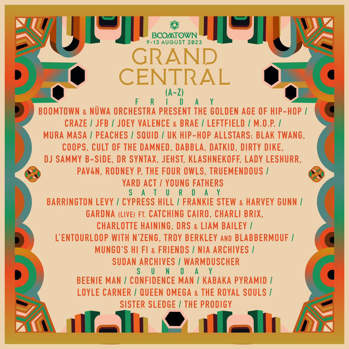 bigdabbla's tweet photo. Grand Central 2:45pm… Join us for the baptism 🔱
@BoomtownFair https://t.co/OVfj0mmNEI