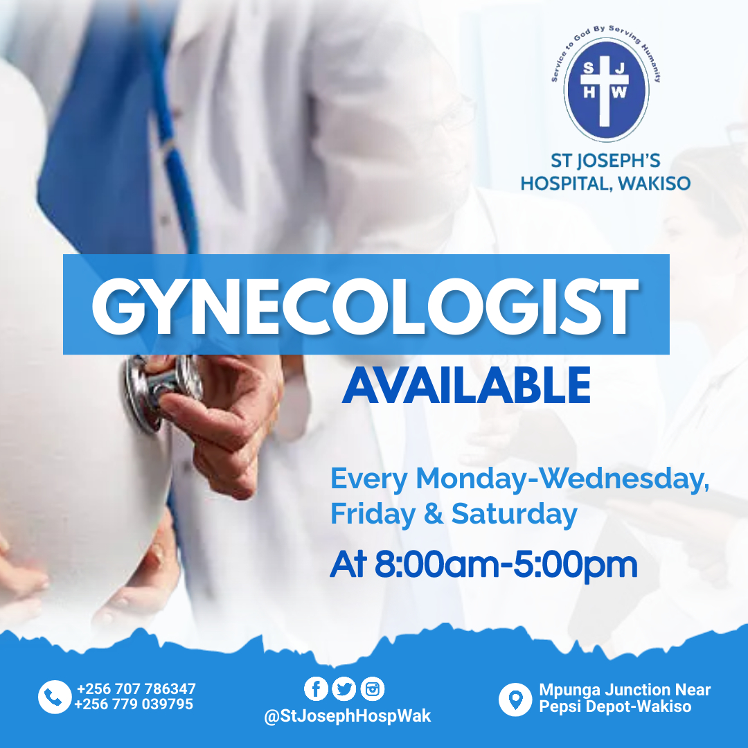 StJosephHospWak's tweet photo. GYNECOLOGIST AVAILABLE 
Obstetrician/Gynecologist available every Monday-Wednesday and Friday-Saturday from 8am-5pm

Book your appointment now 
Whatsapp📲0707786347
Call☎️0779039795 https://t.co/ZGvCjE3GXO