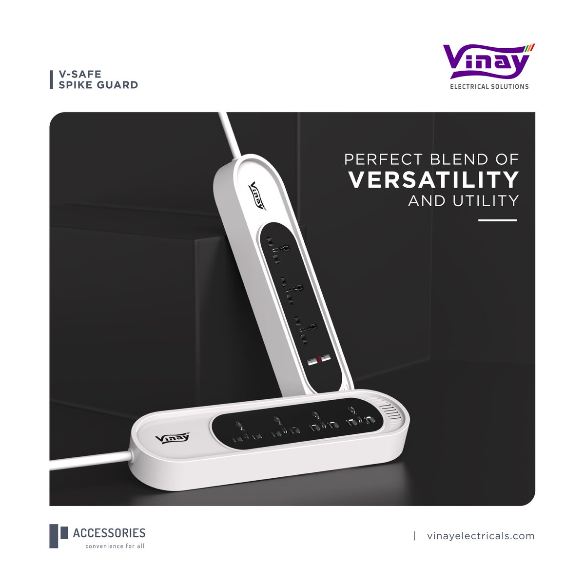 VES_India's tweet image. Presenting our range of V-Safe Spike Guard, equipped with multifunctional sockets &amp;amp; 2 USB Ports. You can now plugin various appliances &amp;amp; charge your phones even without the bulky chargers, all at once.

 #VSafeSpikeGuard #USBsocket #VinayElectricalSolutions