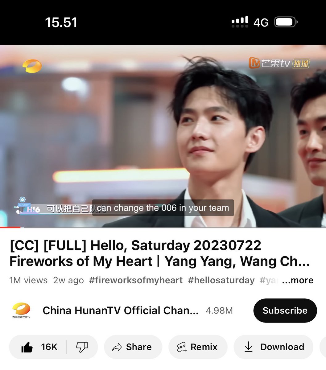 bbynwooseok's tweet photo. i was about to re-watch hello saturday but suddenly got shocked to see the views had reached 1M!! omgggg 👏👏

#fireworksofmyheart https://t.co/U7XnME4Fc9