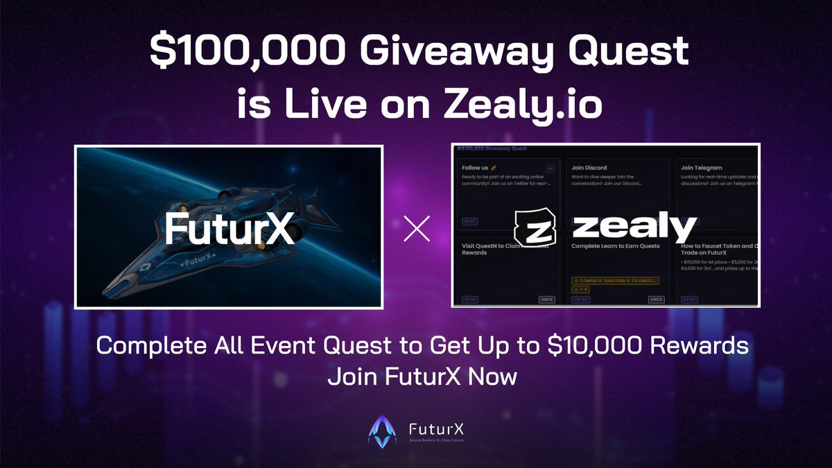 New airdrop: FuturX
Total Reward: $100,000 worth of Trading Vouchers
Rate: ⭐️⭐️⭐️⭐️
Winners: 800 Random &amp; Top 20
Distribution: in September

Airdrop Link: t.me/airdropinspect…

#Airdrop #Airdrops #Airdropinspector #Arbitrum #FuturX #DEX #Crypto #Bitcoin