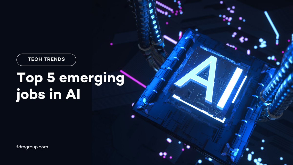 FDMGroup's tweet image. The pursuit of AI-driven solutions has led to a 450% surge in demand for AI talent. Which roles will the #AI revolution give rise to? bit.ly/3OuXdgp

#FDMcareers #FDMblogs #ArtificialIntelligence