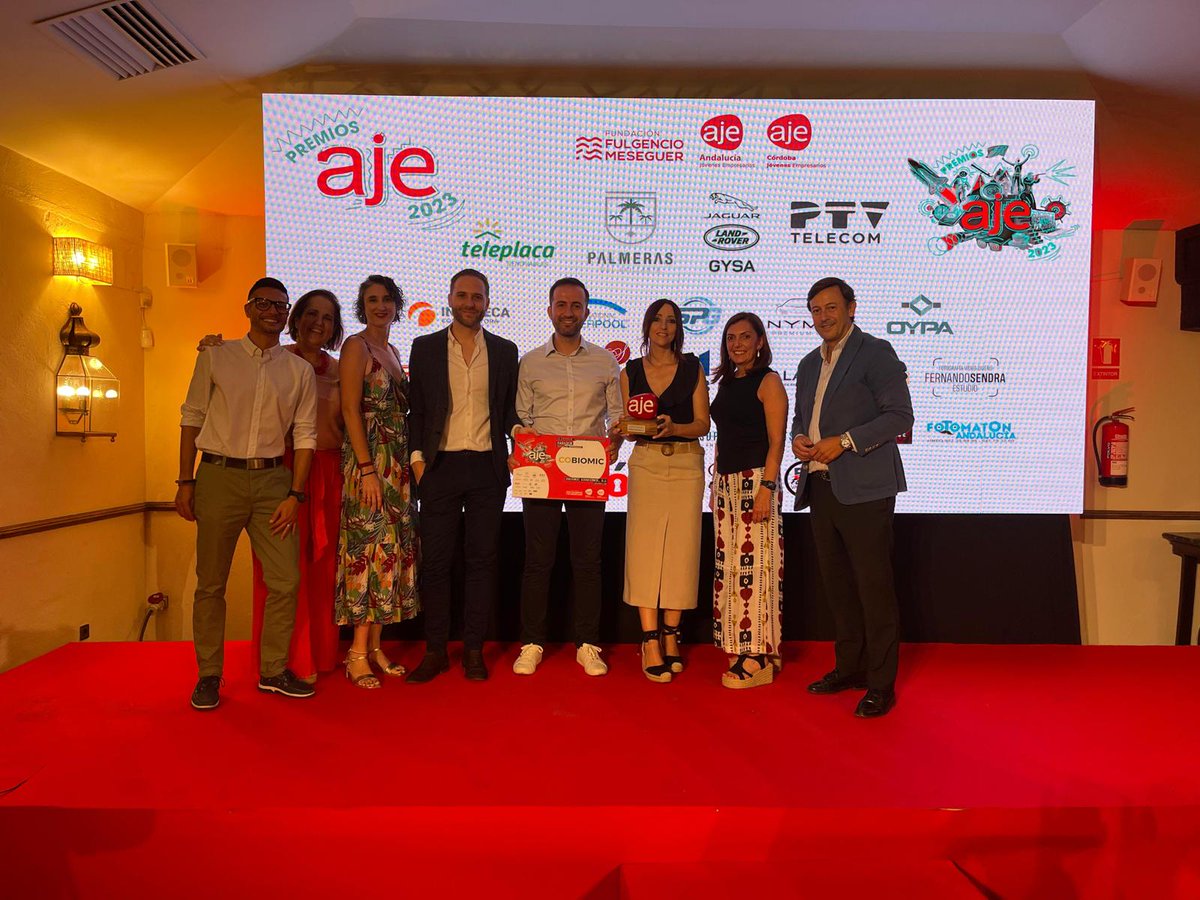 🏅El 20 de julio se celebraron los premios <a href="/AJECordoba/">AJE Cordoba</a>, donde <a href="/Cobiomic_SL/">Cobiomic Bioscience SL</a> resultó ganadora en la categoría de iniciativa emprendedora, #Eonesia primer finalista y <a href="/Oktalent_Esp/">Oktalent</a> segunda finalista. Todas aceleradas en #ElPatio

¡Enhorabuena!👏

<a href="/Telefonica/">Telefónica</a> <a href="/AndaluciaJunta/">Junta de Andalucía</a> <a href="/imdeec/">Imdeec</a>