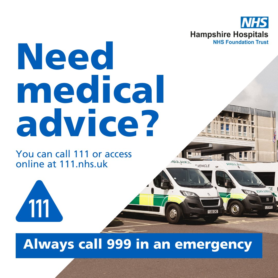 ❗ Steps to take during industrial action. Please use 111 online as the first port of call for health needs and continue to only use 999 in an emergency - when someone is seriously ill or injured and their life is at risk. Visit 111 online here: 111.nhs.uk