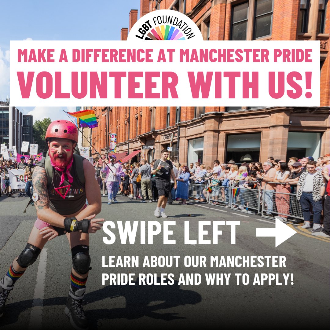 LGBTfdn's tweet image. Spread more QUEER HOPE AND JOY this summer! 🏳️🌈

Take a look at all of our new roles and sign up to volunteer with us at Manchester Pride!

See our website to find out more! buff.ly/43WtpiA