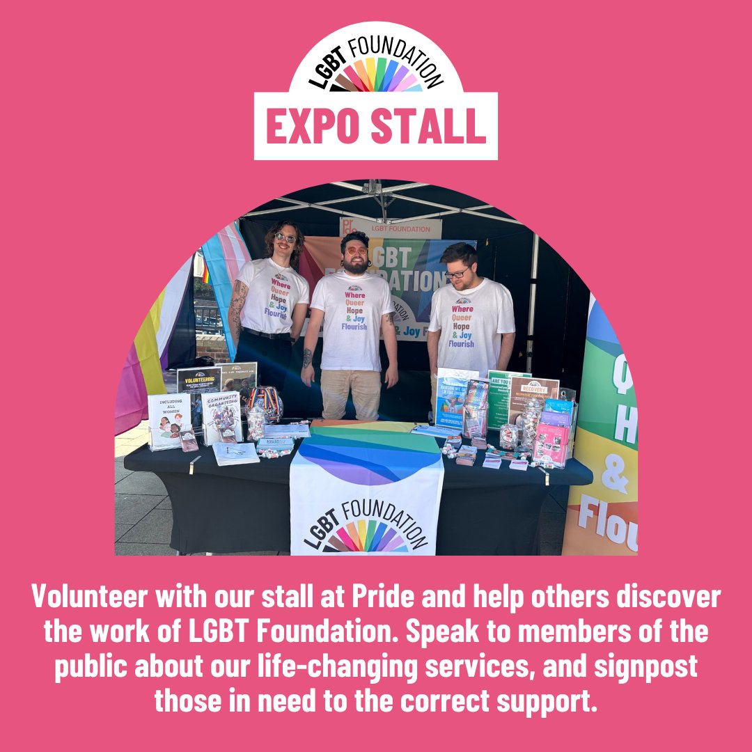LGBTfdn's tweet image. Spread more QUEER HOPE AND JOY this summer! 🏳️🌈

Take a look at all of our new roles and sign up to volunteer with us at Manchester Pride!

See our website to find out more! buff.ly/43WtpiA