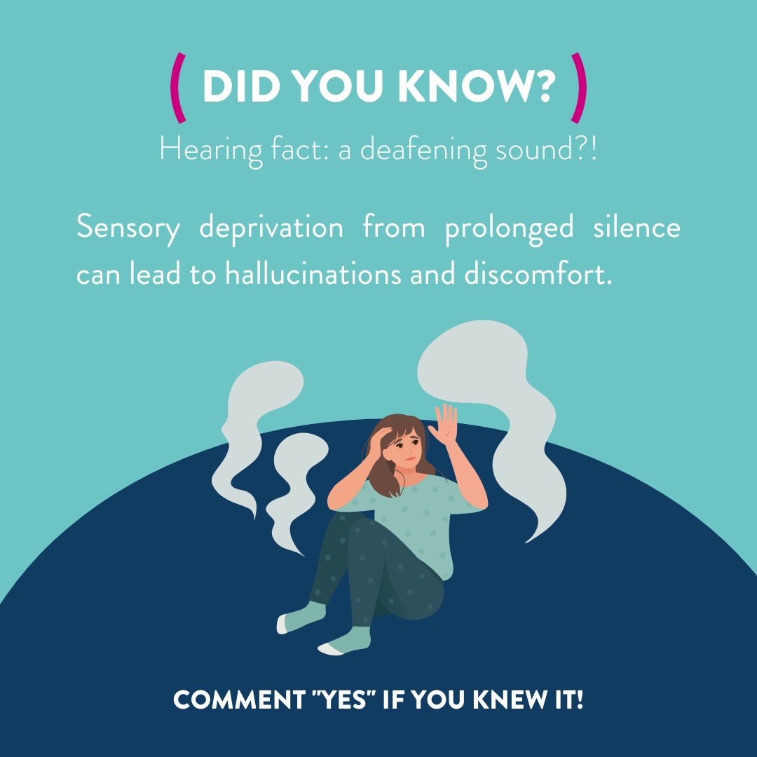 🤫🔇 Did you know?

The sound of silence can be deafening! So, enjoy the quiet moments, but make sure to stay connected to the world of sounds! 🎶

#TheSoundOfSilence #SensoryBalance #FunHearingFacts #HearingHealth #HearingHealthCare #HearingCare #FunFactFriday