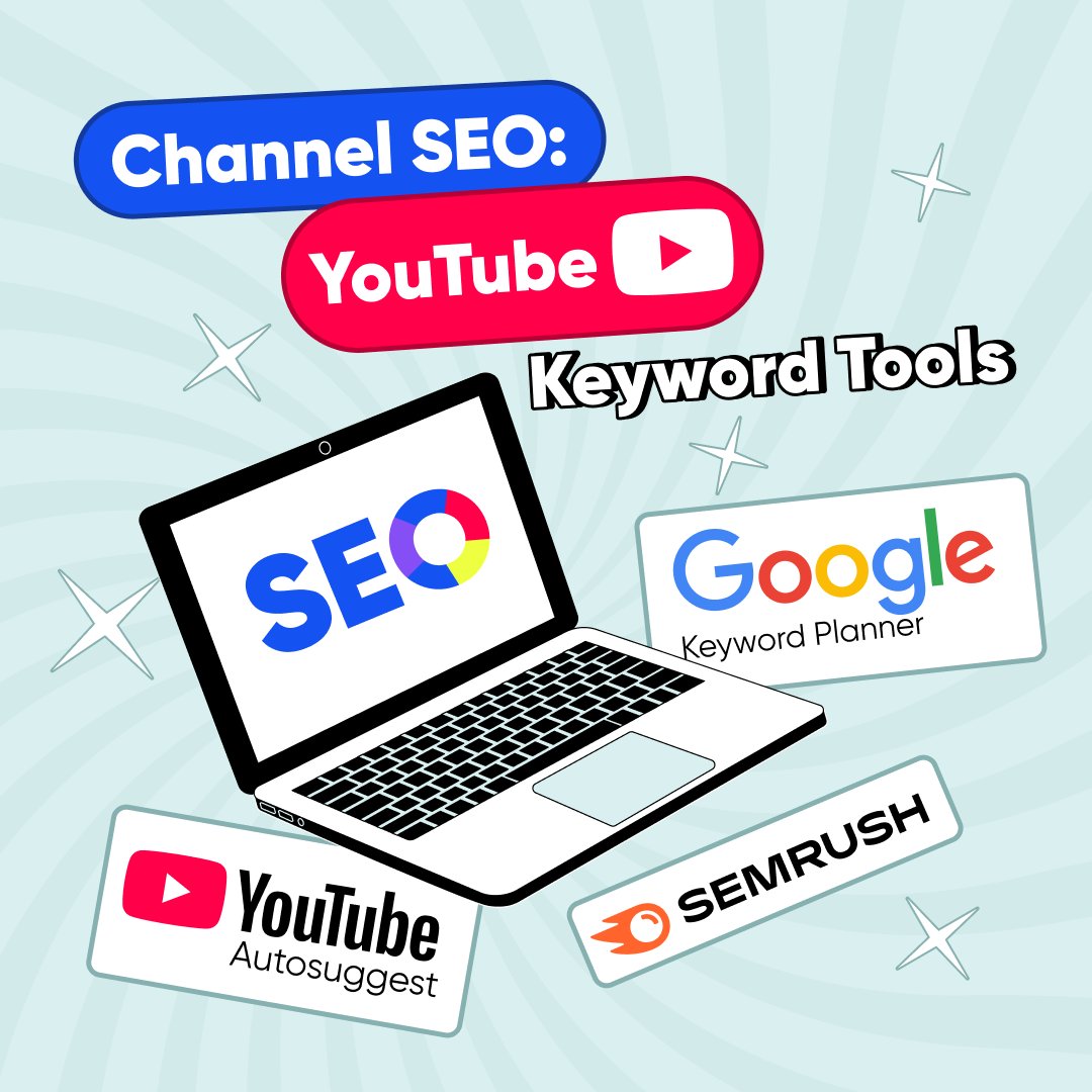 😎 Tools for identifying relevant keywords.

✅ Google Keyword Planner: An extension for the Google Ads toolbar.
✅ YouTube Autosuggest: A branded SEO tool that aids in reaching the top.
✅ Semrush: A ranking tracker that helps you tap into trends.
#gyre #gyre_tips #livestreaming