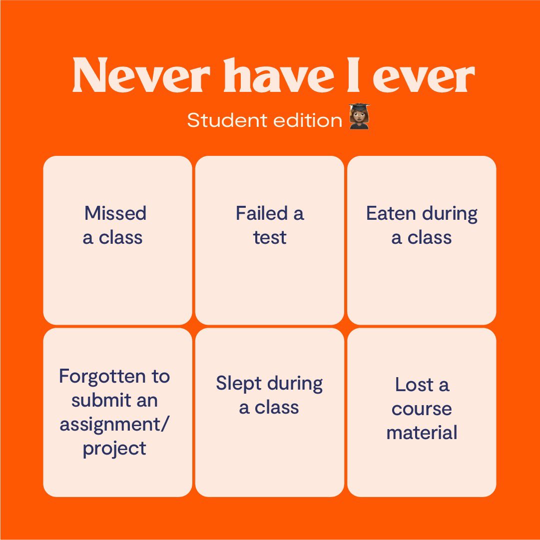 Let’s play Never have I ever.

How many have you done?

#tuitionbyflw
