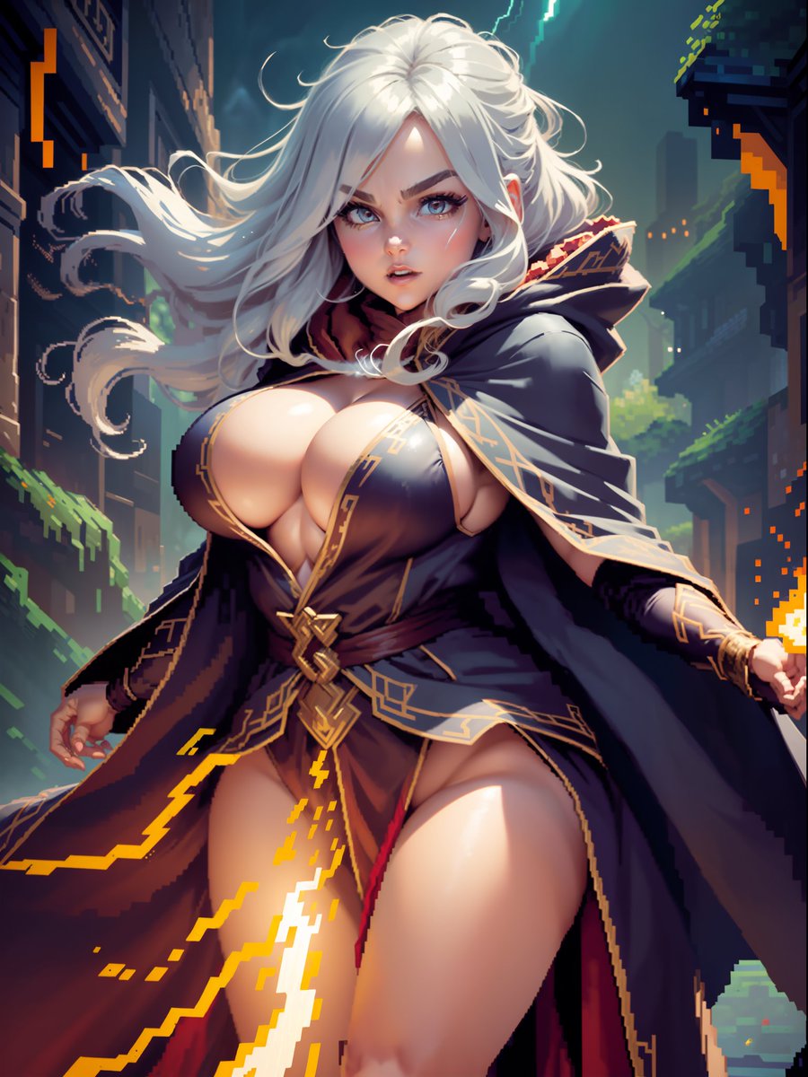 DiffusionWaifu's tweet photo. #RetroAI by @WaifuXArt
Channeling my inner 'Zap Queen' from the past, electrifying the present with some shocking style!
โก๏ธ๐ธ ๐งโโ๏ธ๐ฅ
#AIArt #aiwaifu #stablediffusion #mage #retroart #diffusionisstable #retrowaifu https://t.co/1CaaX1ZLbB