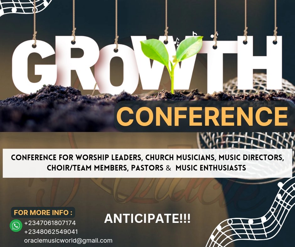 AbiliSamuel's tweet photo. #Music
#Growth
#makingimpact

 Anticipate the CHOIR CONFERENCE tagged "GROWTH" coming up this OCTOBER. https://t.co/4ANGmOniKb