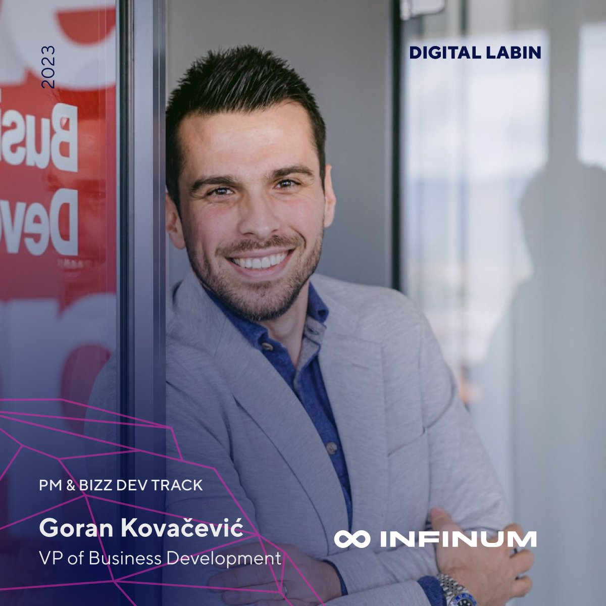 Enhance your skills with <a href="/infinum/">Infinum</a> 's VP of Business development Goran Kovačević!

Discover the incredible success story of Infinum's Business Development journey and how their dedicated team achieved outstanding results!

See you there!

bit.ly/43SHVcu
