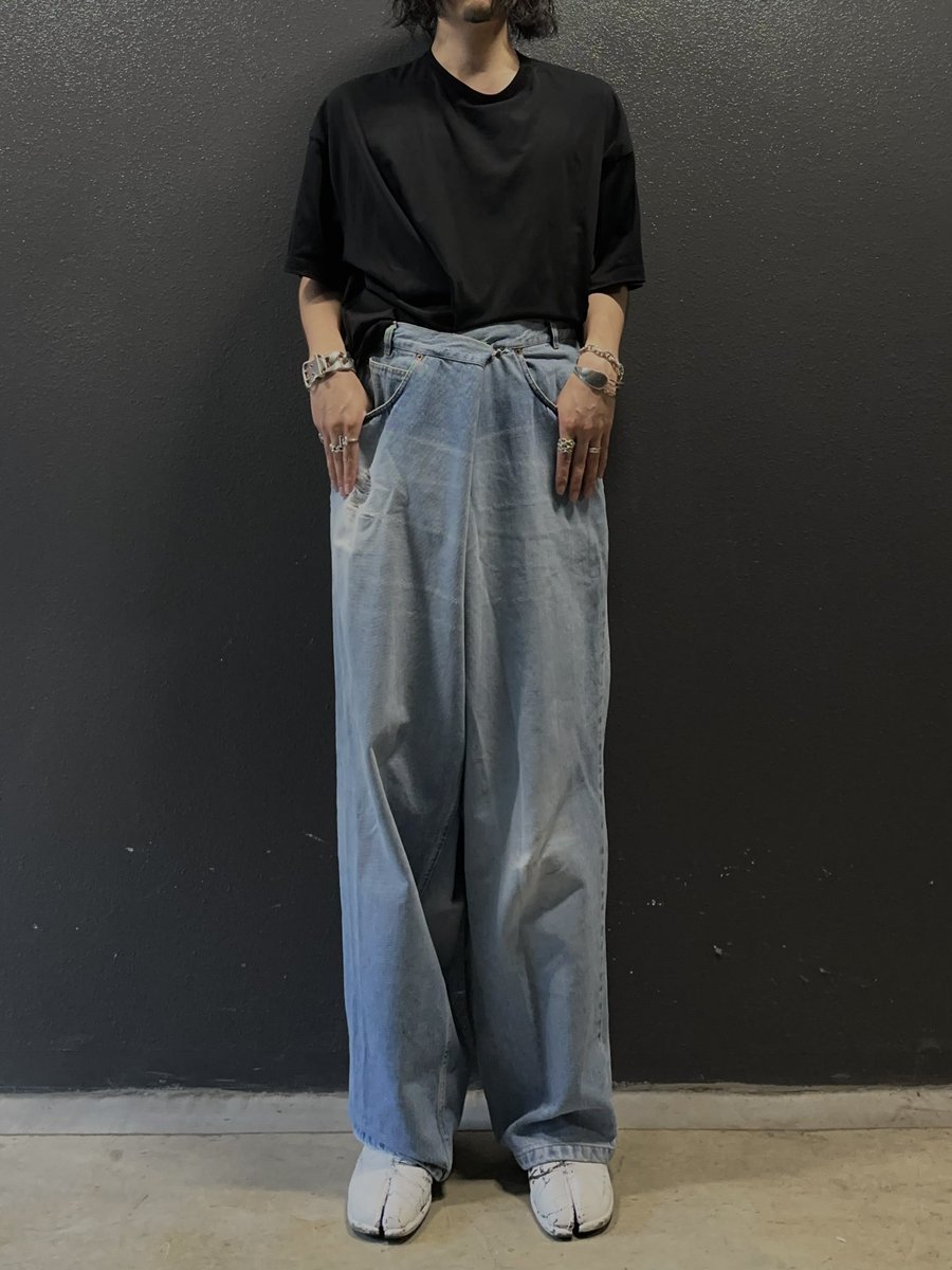 今日の服装。2000AWマルタンマルジェラのオーバーサイズ期のデニム