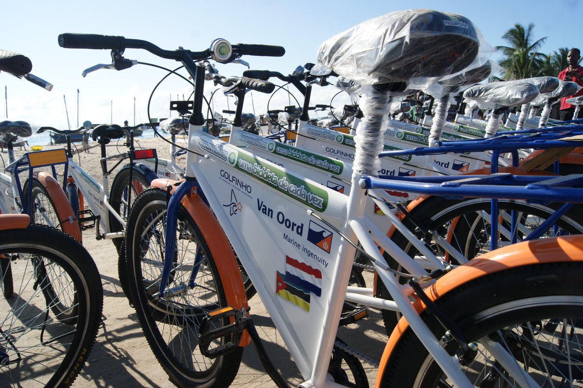 Mozambikes's tweet photo. The bicycles under Van Oord's project will support students, small entrepreneurs, and families living in the Quirimbas Archipelago, in order to provide easier access to education, health care, and business opportunities.

#mozambikes #onebicycleattime #vanoord https://t.co/qlB9gfv17J