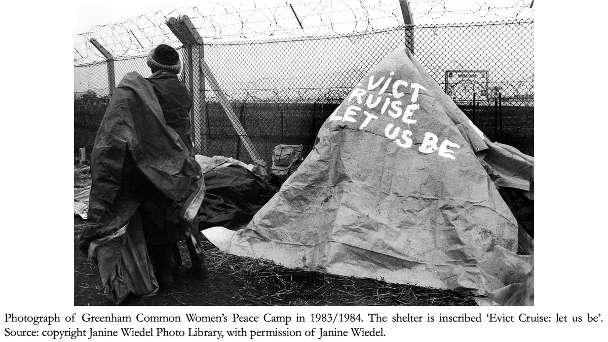JofHistGeog's tweet photo. New online-first article!
'Legal and historical geographies of the Greenham Common protest camps in the 1980s', by @katrinanavickas.
Read it here: https://t.co/nq01vJumfq https://t.co/vCKIv884S4