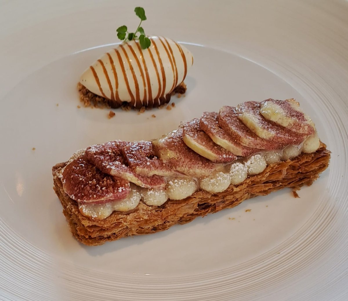 MICHELINgidsBNL's tweet image. Langoustine, sweetbread, and fig from the talented Dimitri De Koninck.

#Nebo #Antwerp #MICHELINStar