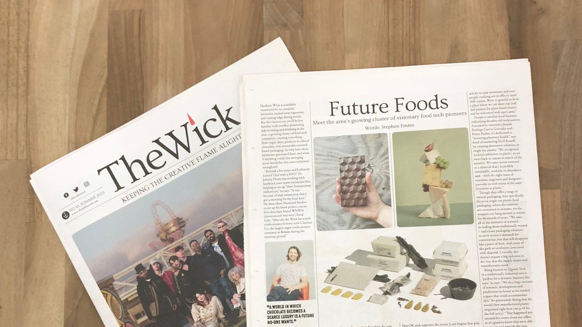 Ace to feature alongside our pioneering #FoodTech Hackney Wick neighbours in <a href="/ThisIsTheWick/">The Wick</a>'s latest issue which shines a spotlight on Future Foods. 

Different businesses, one goal: to tackle #sustainability &amp; #ethical issues across distinct foods.