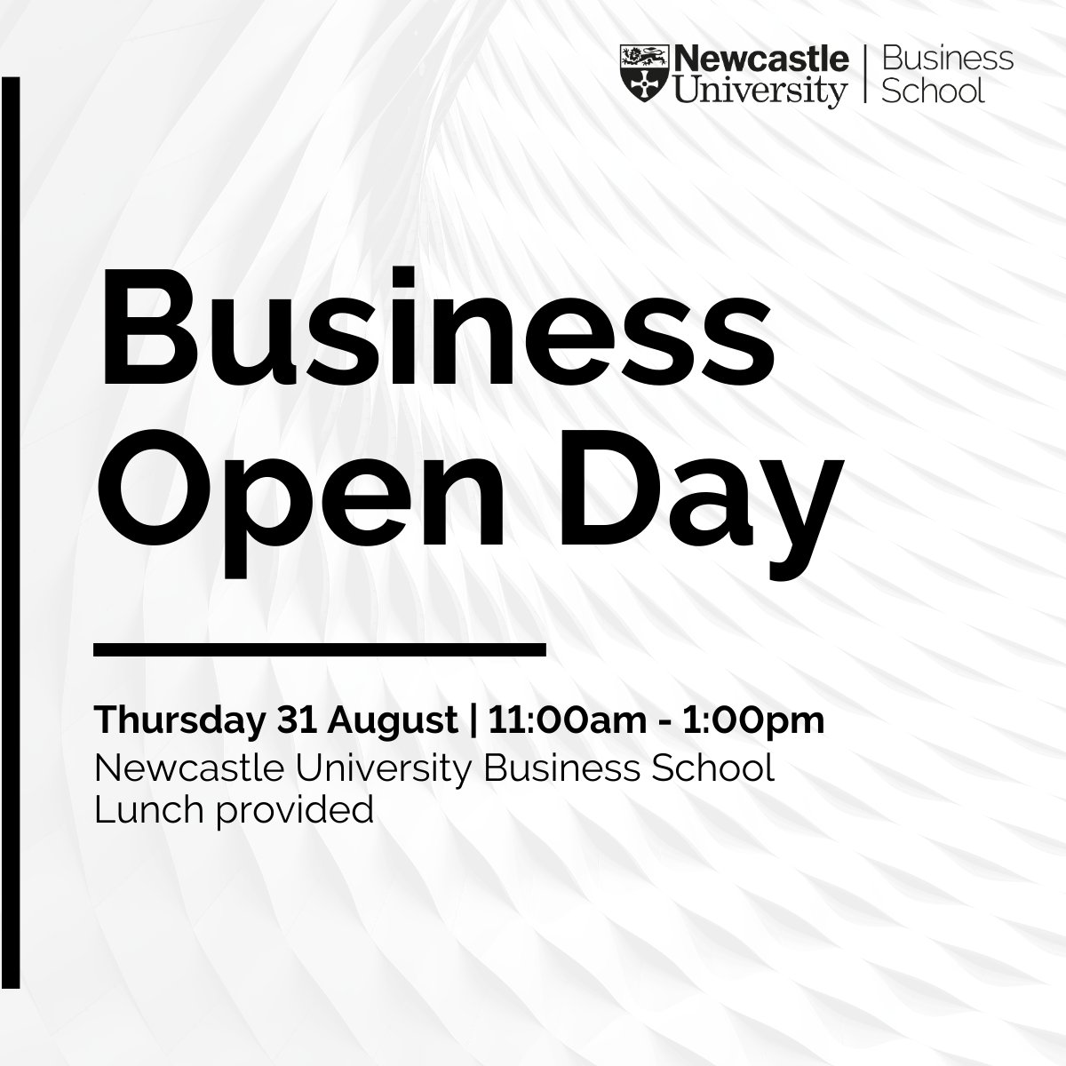 NCLBusiness's tweet image. It's not long until our Business Open Day - have you signed up yet?

The event will highlight how collaborating with the University can help you to:

• solve business challenges
• raise your profile
• attract talent
• develop existing talent

Register: bit.ly/3Od65IB