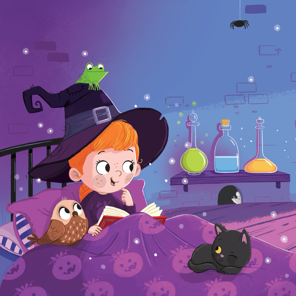 timbudgen's tweet photo. Feeling a little Autumnal here at Budgen HQ - so here’s a little sneak peek of ‘20 Pumpkins at Bedtime’ the 5th book in the series! 🎃 written by #marksperring and publishing with the brilliant @scholastic_uk - it’s out next month ! 🎃🎃🎃🕷️🦉🧙♀️ #kidlitart https://t.co/tsOBhD03OZ