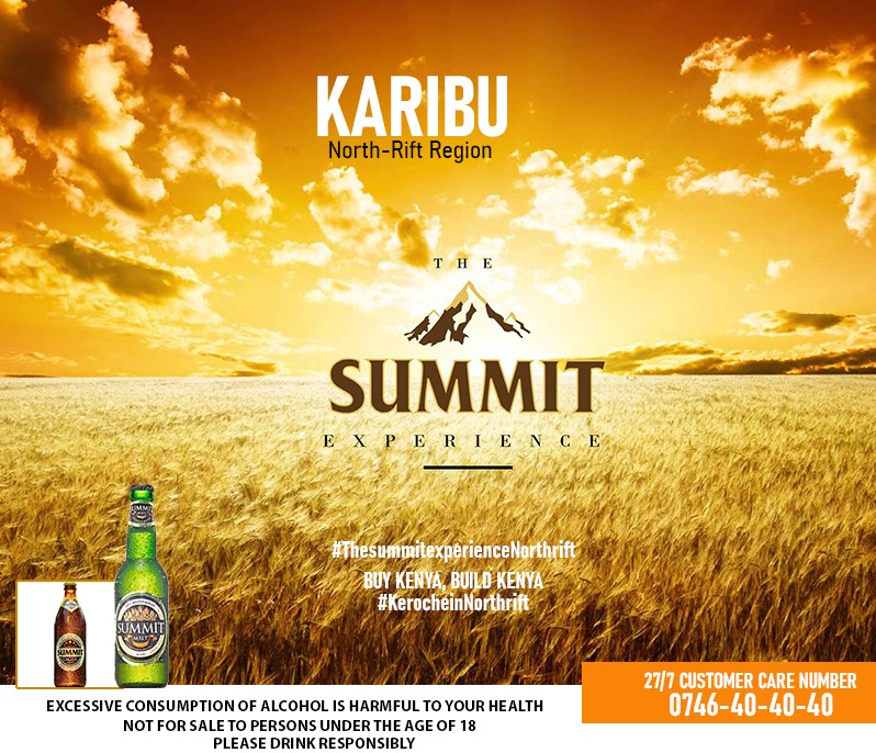 #HappeningNow Tumekaribishwa North Rift Region. What are your plans for the weekend? Tupatane leo hapo Royal Palms Hotel - Eldoret for a #SummitExperience. 
#BeerHalisi
#KerocheinNorthRift