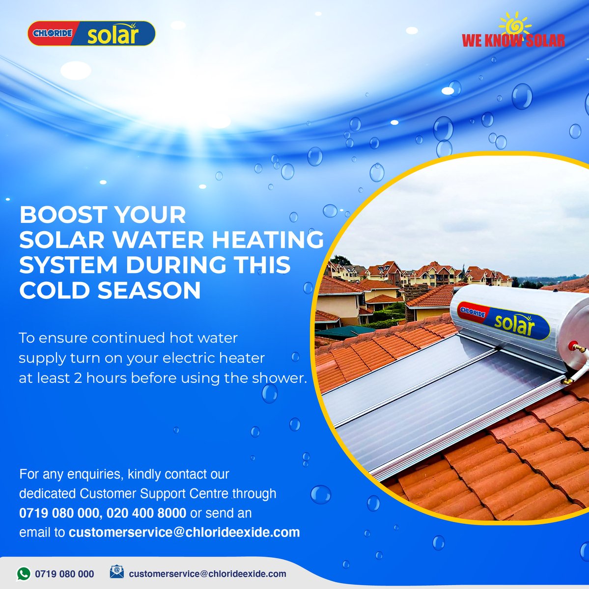 chloridesolar's tweet photo. Cloudy weather may affect the performance of your solar water heating system. Give it a boost by turning on the electric switch.
#SolarWaterHeating
#TogetherForTheLongRun https://t.co/oe8aA6HmS8