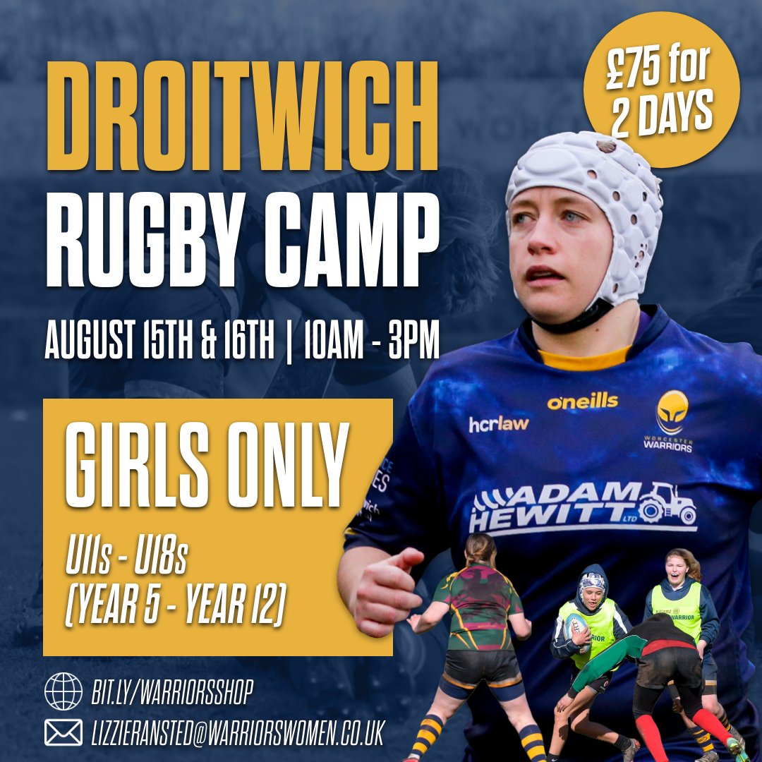 Great opportunity for all girls interested in getting involved in rugby <a href="/OfficialDRFC/">Droitwich RFC</a>