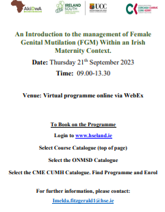 An excellent opportunity to discuss the challenges and management of caring for women who have experienced FGM. Together we can promote education, empowerment, and a safer future for all women <a href="/IrelandSouthWID/">Ireland South Women & Infants Directorate</a> <a href="/ULHospitals/">Follow @HSEMidWest</a> <a href="/TippUHnursing/">TippUH-NURSING</a> <a href="/UHW_Waterford/">Univ Hosp Waterford</a> <a href="/SandraSwann5/">Sandra O Connor</a>