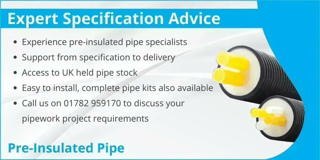 InsulatedPipe's tweet image. Our specialist team have hands on experience of complex pipe projects and can provide you with free specification support to help you find the ideal pipe solution. Simply call us on 01782 959170 for project support. #renewables #districtheating #preinsulatedpipe