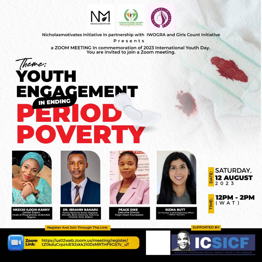 #Featuredfriday
ICCEF is proud to be associated with young people who are making an impact and shaping the world for the greater good of their peers. 3 young people undergoing training as Fellows of the ICC.... have put together this program together to commemorate the #IYD2023.
