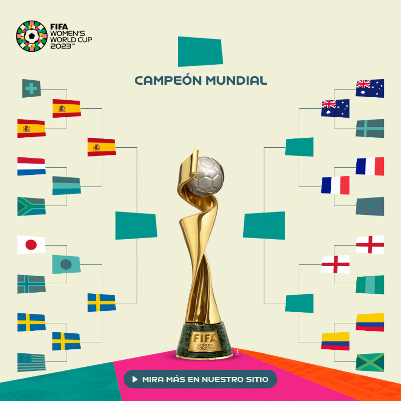 Copa Mundial FIFA 🏆 on X: ¡Primera semifinal confirmada! 🇪🇸 🆚 🇸🇪  ¿Quiénes se sumarán en el otro lado de la llave? 🇦🇺🇫🇷🏴󠁧󠁢󠁥󠁮󠁧󠁿🇨🇴  #FIFAWWC