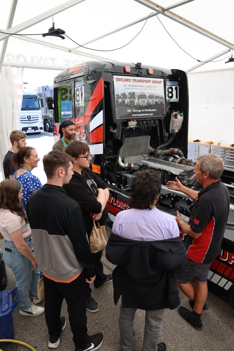 Taylors Trucksport Racing (@taylorstruckspt) on Twitter photo Yesterday we hosted ATTFE College of Motor Vehicle Technology Nottinghamshire who came to support us in the International Truck Prix <a href="/DoningtonParkUK/">Donington Park</a> and #convoyinthepark
It was amazing to be able to show them the amazing #81 #taylorstrucksportracing truck. Yesterday we hosted ATTFE College of Motor Vehicle Technology Nottinghamshire who came to support us in the International Truck Prix <a href="/DoningtonParkUK/">Donington Park</a> and #convoyinthepark
It was amazing to be able to show them the amazing #81 #taylorstrucksportracing truck.