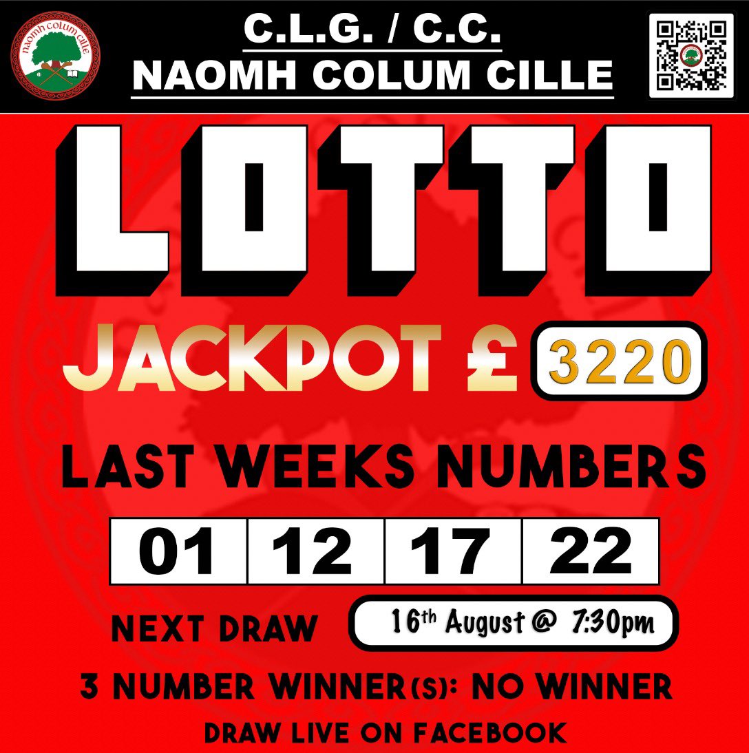 ⚫️🔴⚫️ Calling all NCC supporters!

Club Lotto now using clubzap online portal. 

The Lotto is a vital source of club funds. All subscriptions a massive help in achieving club dev goals.

To sign up 👇🏻
naomhcolumcille.clubzap.com/products

Go raibh maith agaibh!
Latest results ⬇️
