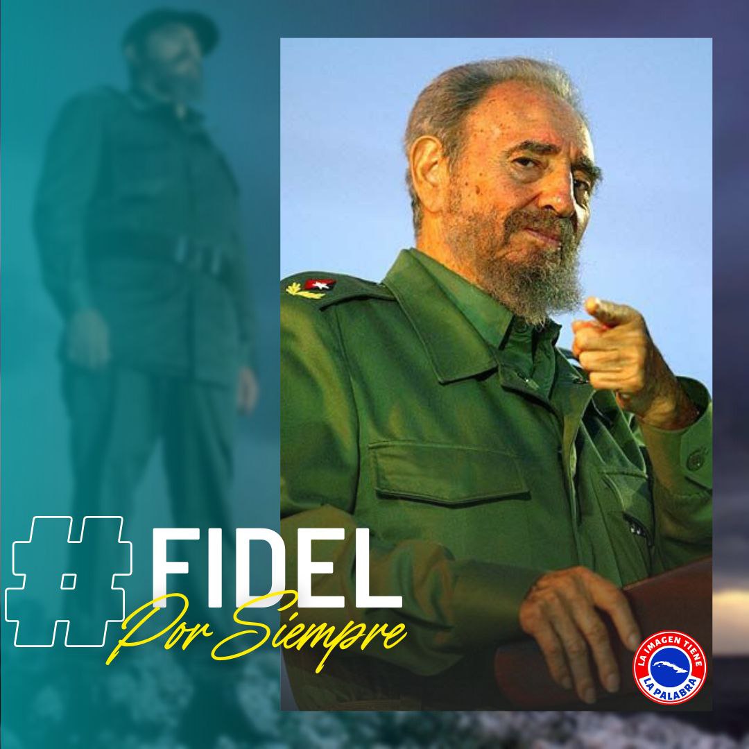 #FidelPorSiempre nos enseñó:
La guardia revolucionaria no se descuidará jamás... frente al imperio cada combatiente es su propio Comandante en Jefe.