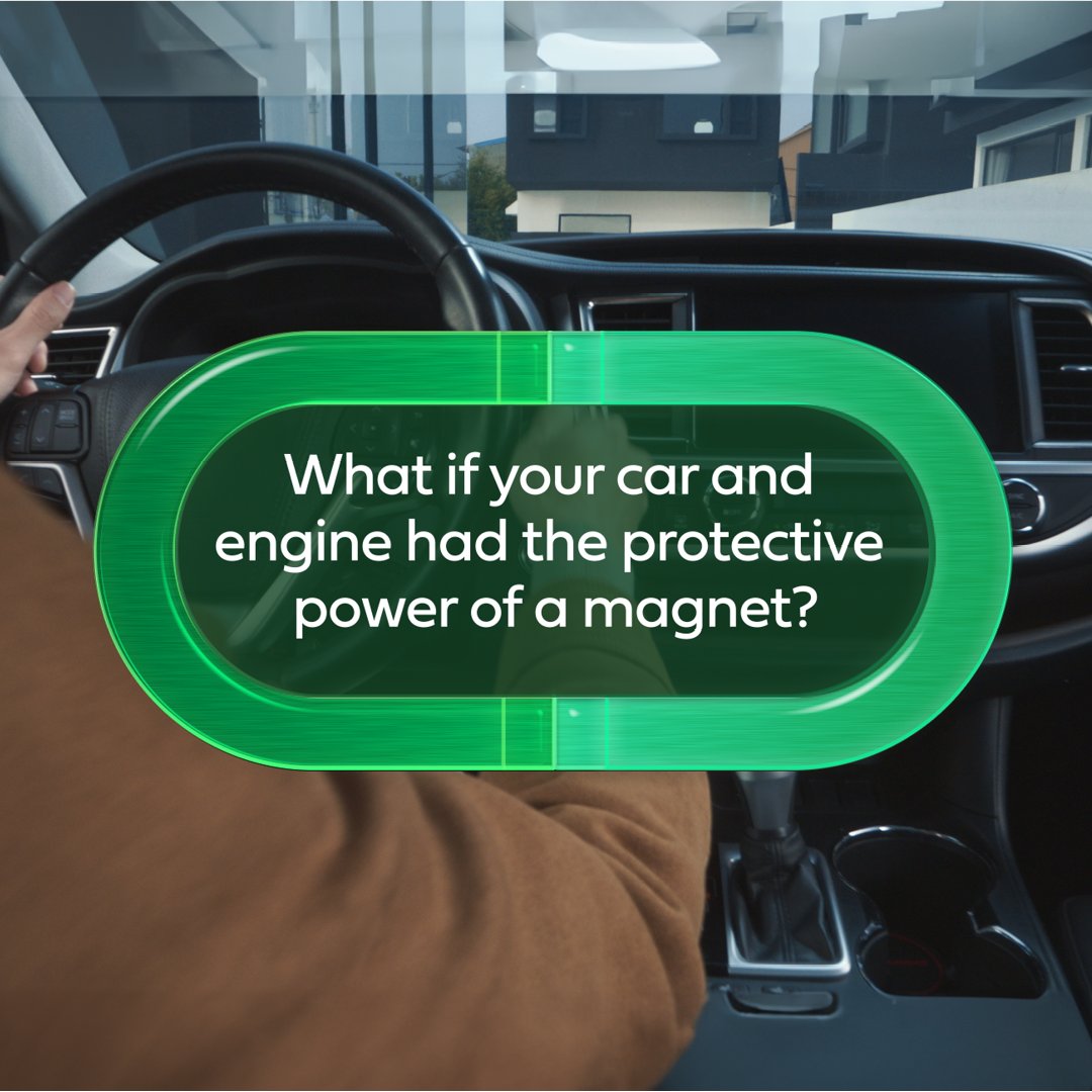 Castrol's tweet photo. Castrol MAGNATEC clings like a magnet and locks together to protect your engine. Find out more about our world-renowned engine oil visiting https://t.co/VYujseCa0R
#Castrol #MAGNATEC #ClingsLocksProtects #NonstopProtection https://t.co/6jl19svE5z