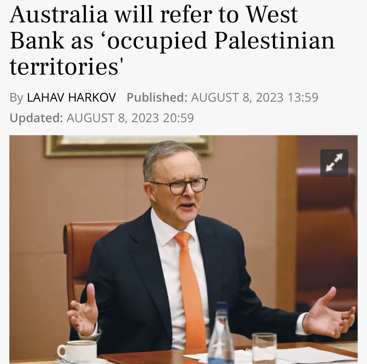 GoldsteinBrooke's tweet photo. It’s quite absurd that Australia thinks they’re entitled to define what is and isn’t Israel. Where Jews are, or are not allowed to live. The Jewish people and our state do not take marching orders from Australia (esp given their historical treatment of their indigenous population). 

And we certainly do not accept those who deny our right to live in our indigenous land (which we only left as a result of colonialist powers that expelled the Jewish people from our land!)
https://t.co/otj5nxvVFZ
