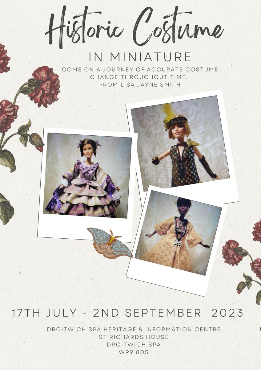 Our Historic Costume in Miniature Exhibition is proving very popular with our visitors. Costume from 1066-1980's modelled by Barbie herself.
#barbieworld