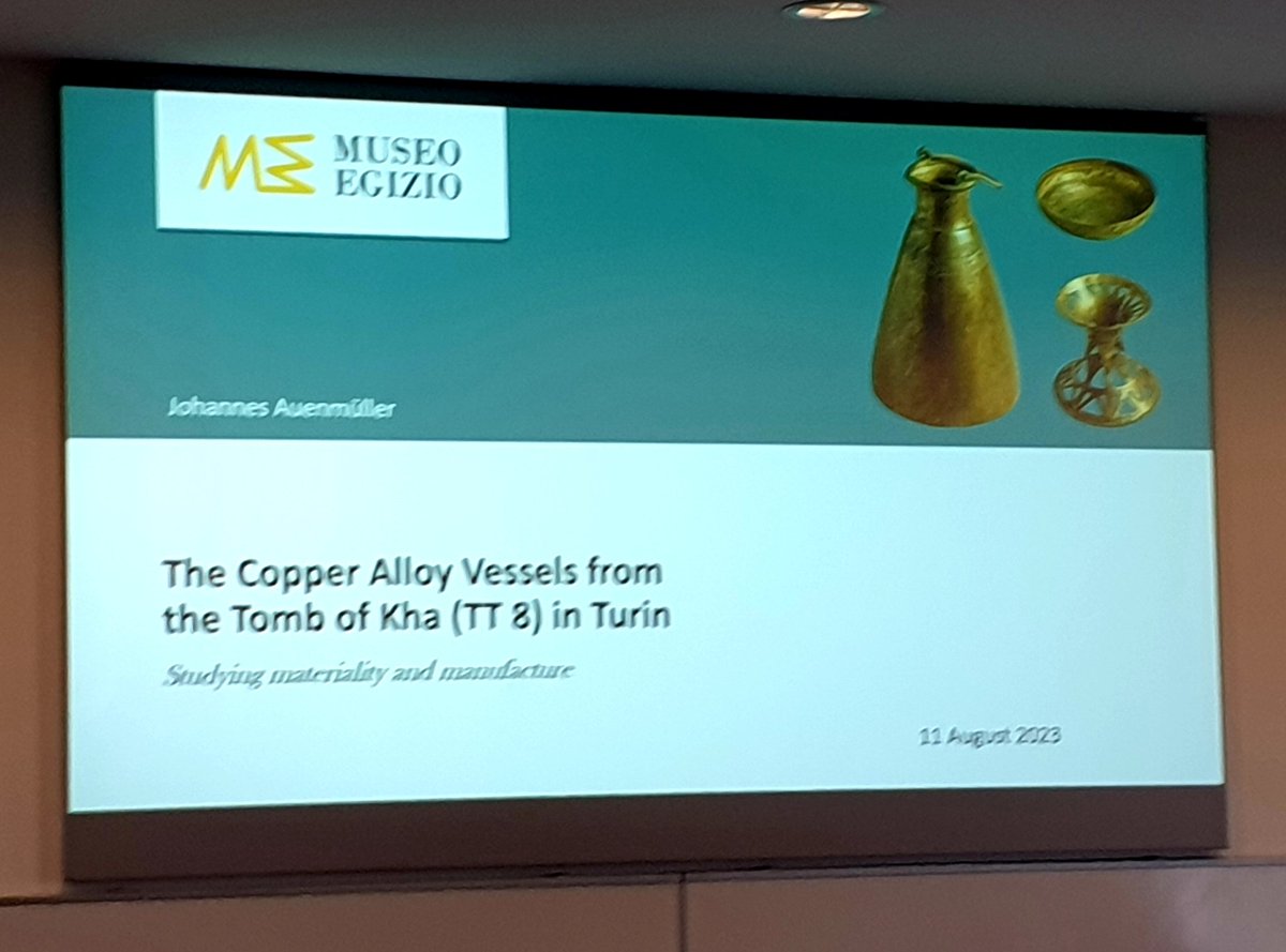 Top #copper production session at #ICE2023 in #Leiden #Egyptology #Archaeology