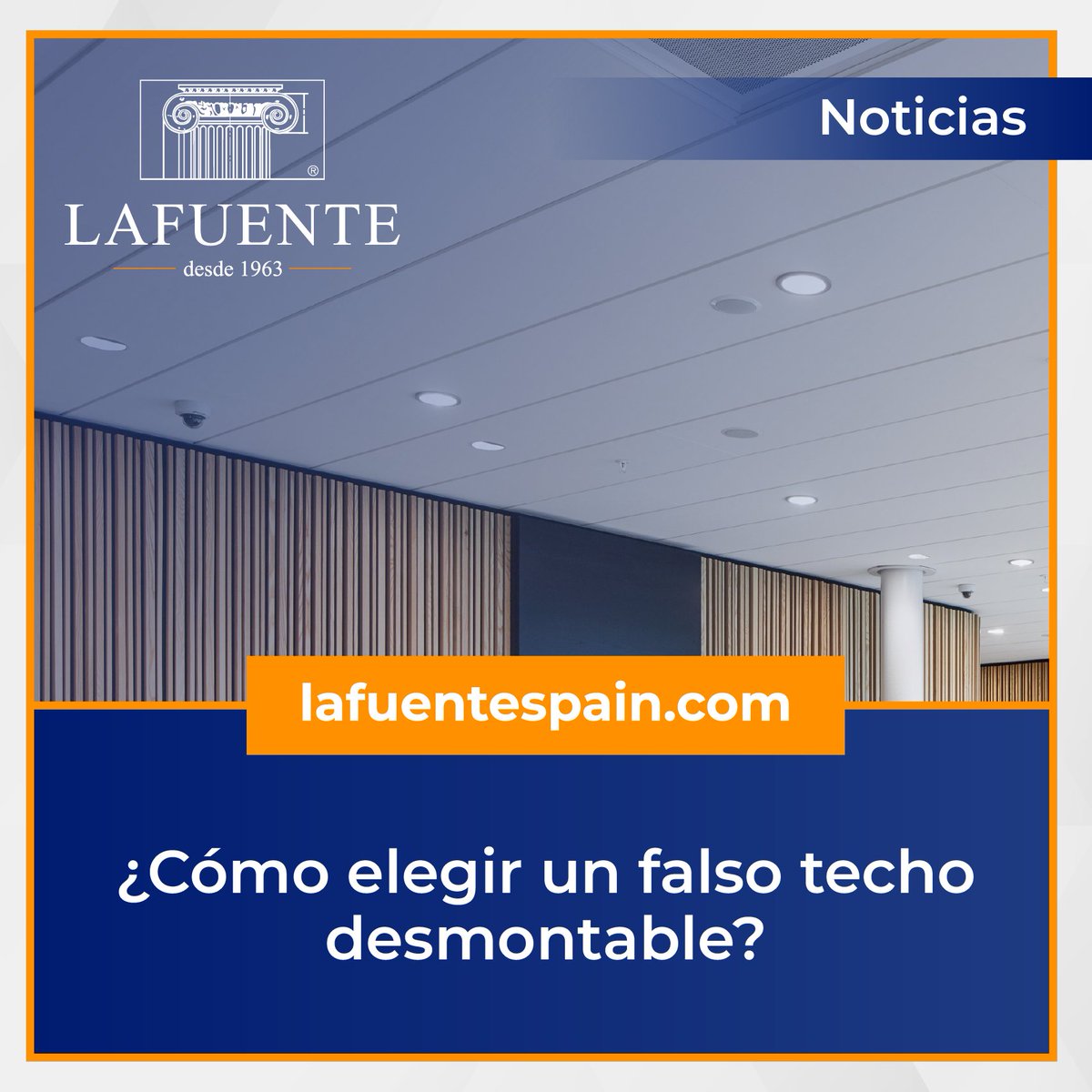 LafuenteSegovia's tweet photo. ¡Buenos días!
Te mostramos la guía definitiva para elegir el mejor falso techo desmontable para tu proyecto.

¡Descubre el artículo completo! 📲https://t.co/oaQQVL6Qpn

#FalsoTecho #TechoDesmontable #Guía #Instalación #Ventajas #Consejos #Madrid #FelizJueves #LAFUENTE https://t.co/ICwuqfAHTG