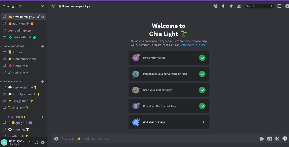 Chia_light's tweet photo. >>> Make Done Discord 🤝🌱

>>>>>> Do you ready to Join 😉

>>>>>>>>>>> Vary Soon 🔜

( Thank you All $Chia member.👩‍🌾
have a good Day ❤️🌱 )

#chia #nfts #xch #light #discrod #chiaproject $chia https://t.co/sCSE1Mgt8g