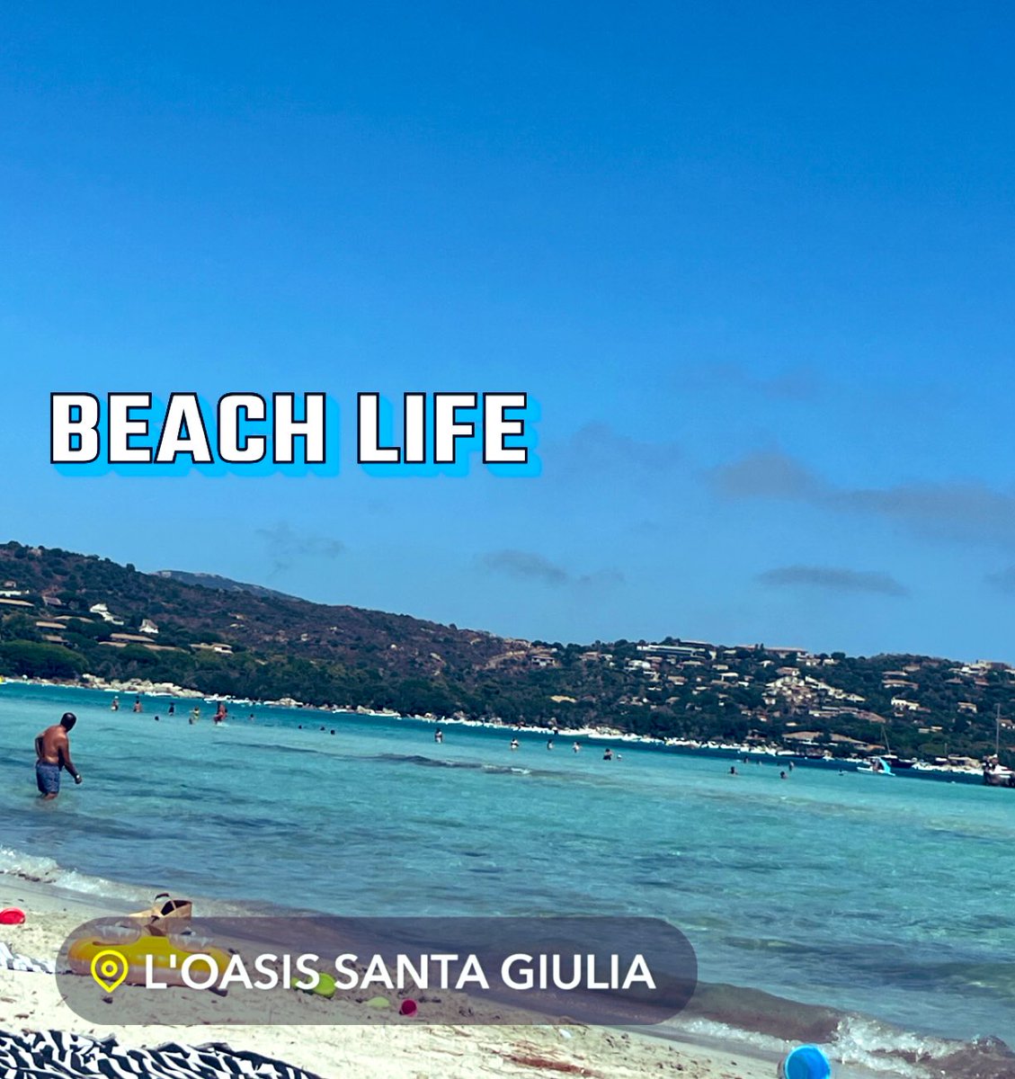 The most beautiful beach on the island! #Corsica #portovecchio #beachlife