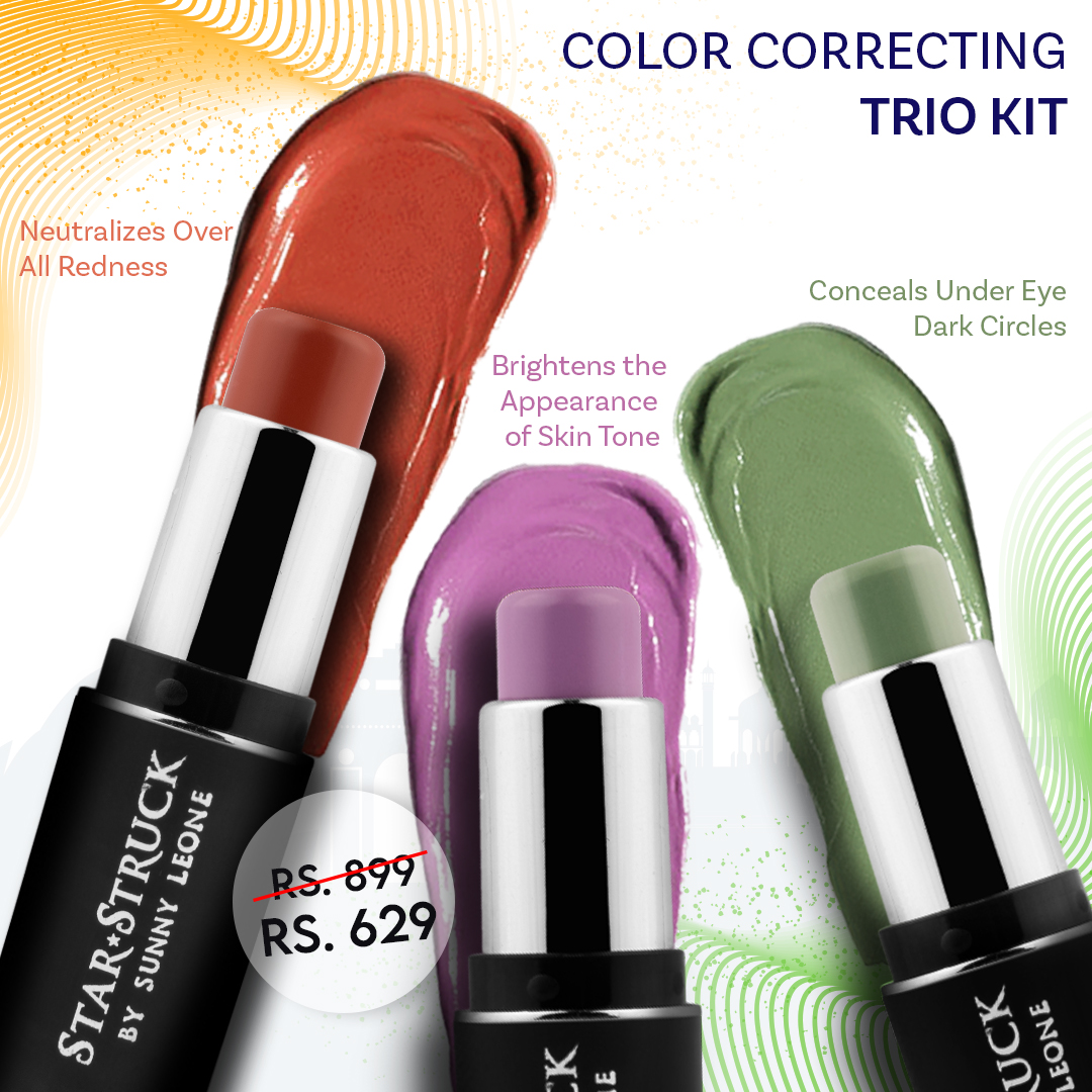 StarStruckbySL's tweet photo. Declare your independence from blemishes!β¨ #FreedomToGlow sale brings you the ultimate Color Correcting Trio Kit at 30% OFF -
https://t.co/LpmeFcYJt9
.
#IndependenceDaySale #KnowWhatYouWear #SunnyLeone #IndependenceDay2023 #OrangeCorrector #PurpleCorrector #GreenCorrector https://t.co/RAN8Vbt4lr