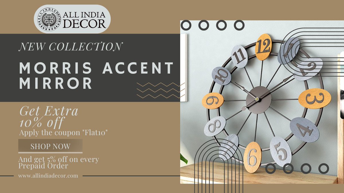 Time is etched in every moment,
counting the memories that matter most. ⏰✨
#Allindiadecor #Onlineshopping #MetalMarvels
#TimelessTouches #MetalMasterpiece
#TimelessElegance #DecorDelights #CraftedWithCare
#StatementTimepiece